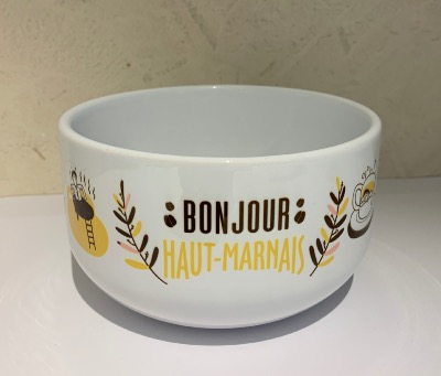 BOL "BONJOUR HAUT-MARNAIS" JAUNE