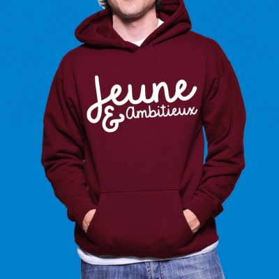 SWEAT " JEUNE & AMBITIEUX "