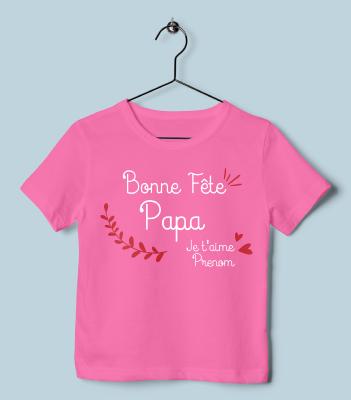 T-SHIRT "BONNE FÊTE PAPA"