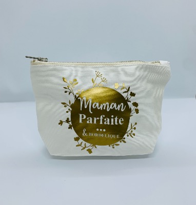 POCHETTE "MAMAN PARFAITE & BORDELIQUE"